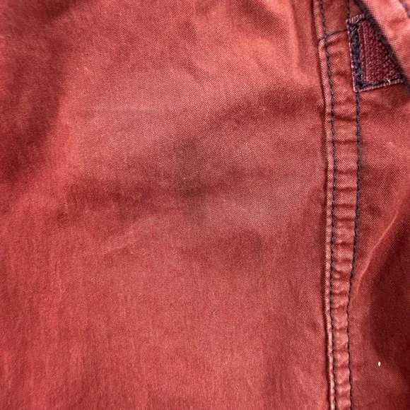 Abercrombie & Fitch Cargo Shorts Mens Large Rust Red Paratroops AF-92 Pockets - Picture 5 of 15